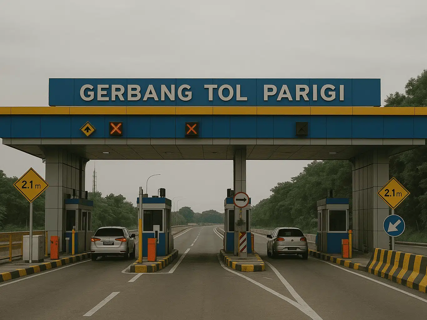 Gerbang Tol Parigi : Exit strategis di Tol Kunciran-Serpong